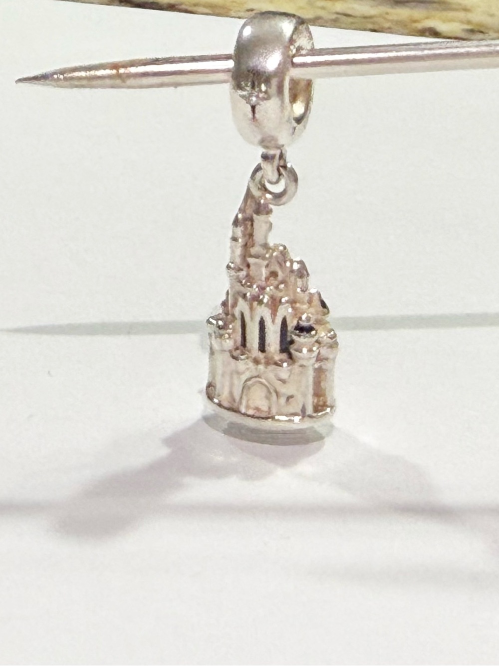 HTF WDW Pandora Cinderella Blue Castle charm